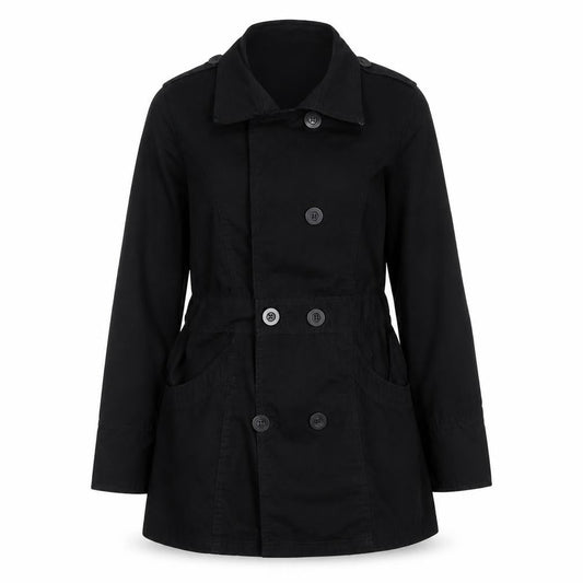 Womens UK Size 10 TG Black Pea Coat
