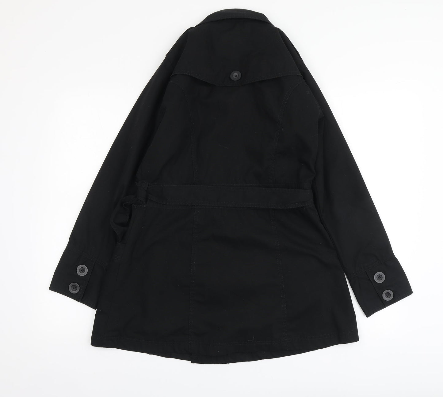 Womens UK Size 10 TG Black Pea Coat