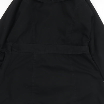 Womens UK Size 10 TG Black Pea Coat
