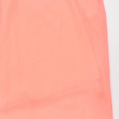 Womens UK Size 8 Atmosphere Orange Basic Blouse