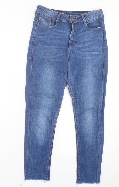 Womens UK Size 30 in Preworn Regular Fit Skinny Blue Jeans