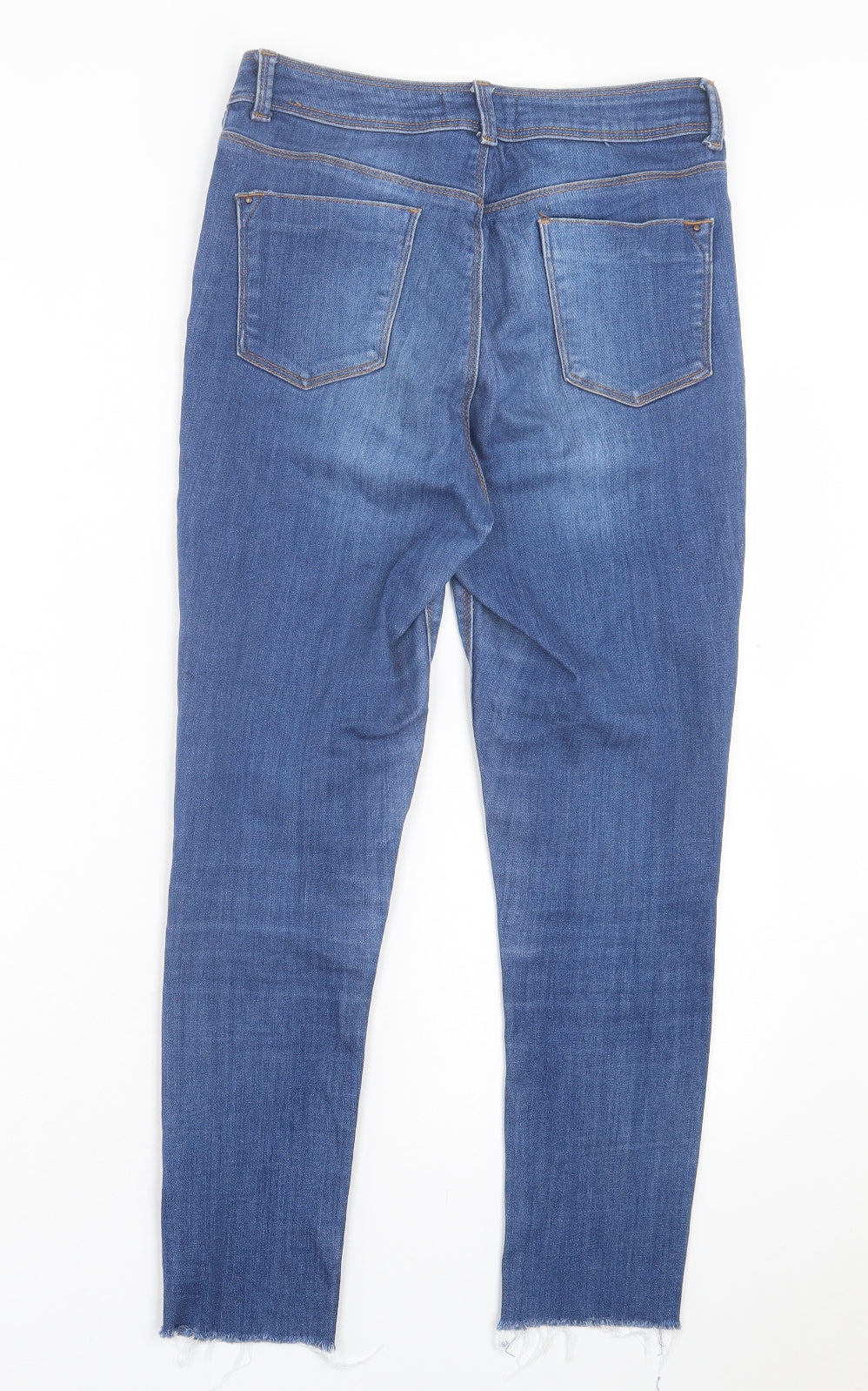 Womens UK Size 30 in Preworn Regular Fit Skinny Blue Jeans
