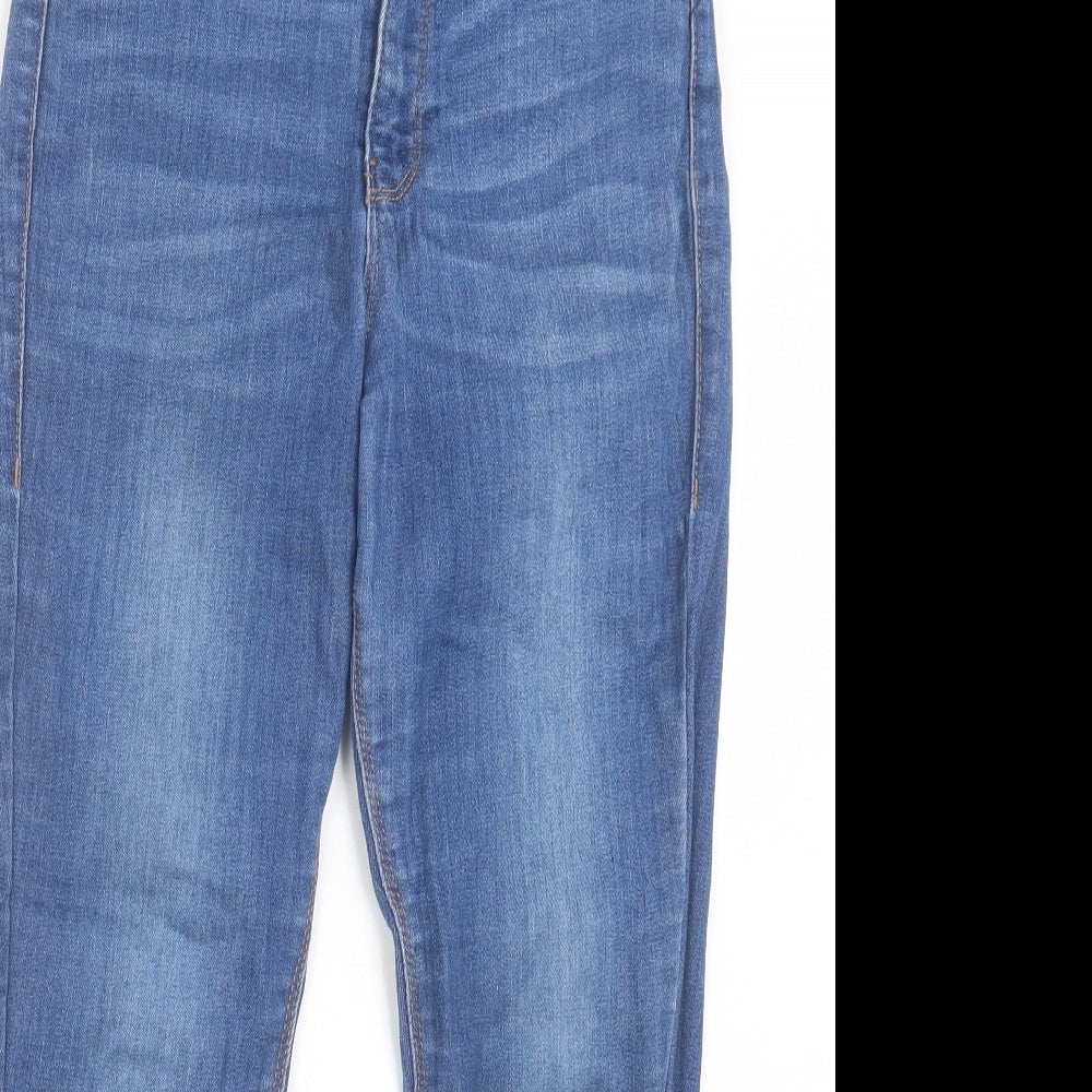 Womens UK Size 30 in Preworn Regular Fit Skinny Blue Jeans