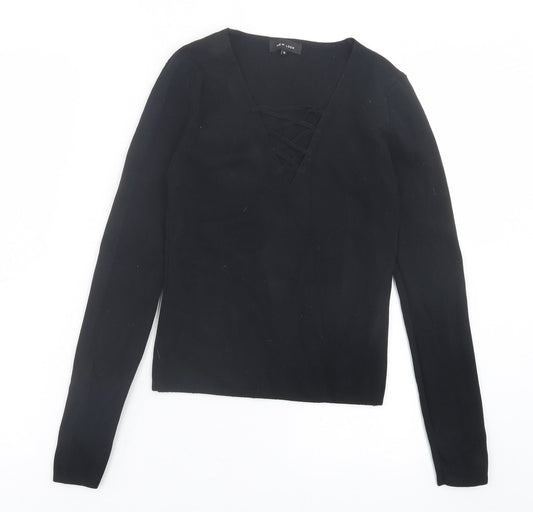 Womens UK Size 10 New Look Black Pullover Jumper