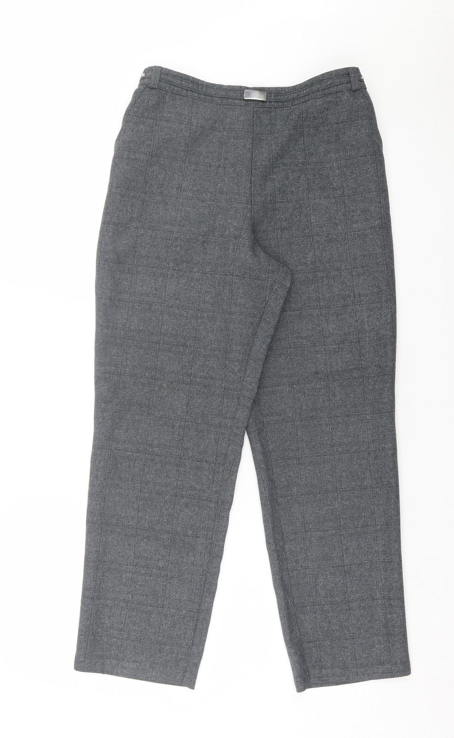 Womens UK Size 12 Marks and Spencer Regular Fit  Grey Trousers