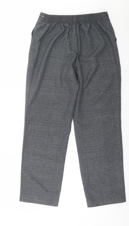 Womens UK Size 12 Marks and Spencer Regular Fit  Grey Trousers