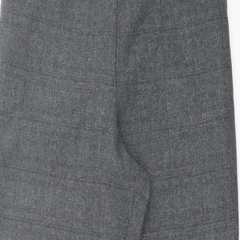 Womens UK Size 12 Marks and Spencer Regular Fit  Grey Trousers