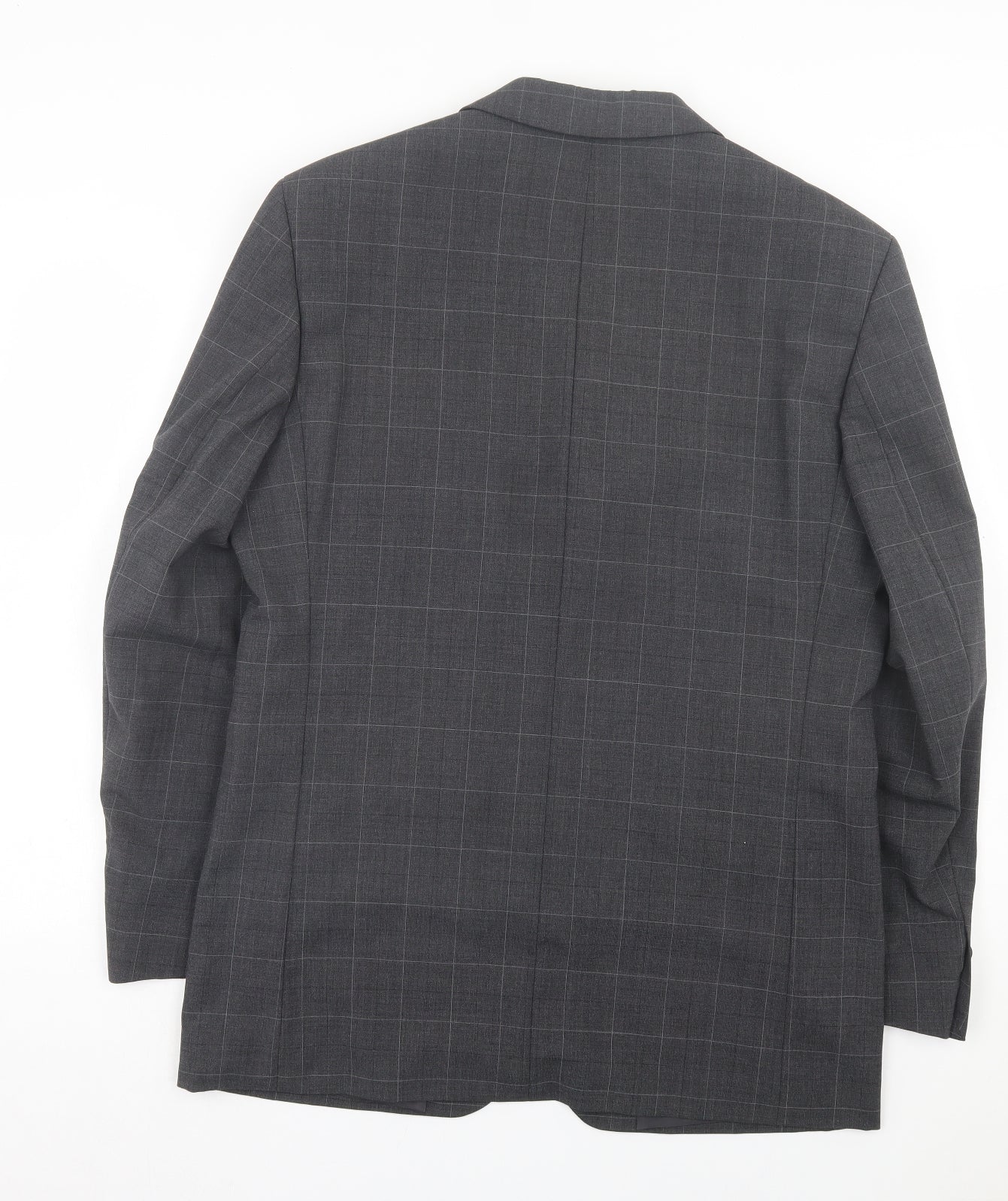 Mens UK Size 40 Preworn Regular Grey Suit Jacket