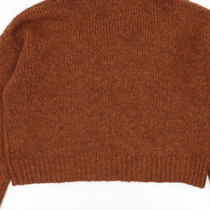 Womens UK Size 8 New Look Brown Pullover Jumper
