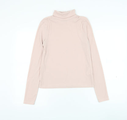 Womens UK Size S Cooperative Pink Pullover Jumper