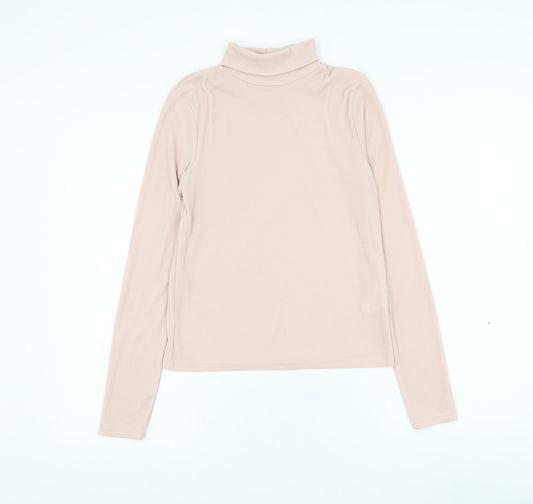 Womens UK Size S Cooperative Pink Pullover Jumper