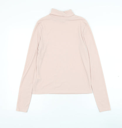 Womens UK Size S Cooperative Pink Pullover Jumper