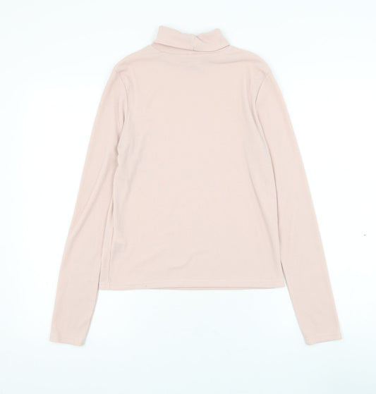 Womens UK Size S Cooperative Pink Pullover Jumper