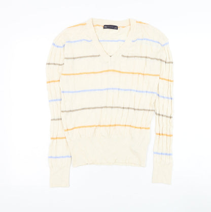 Womens UK Size S Marks and Spencer Beige Pullover Jumper