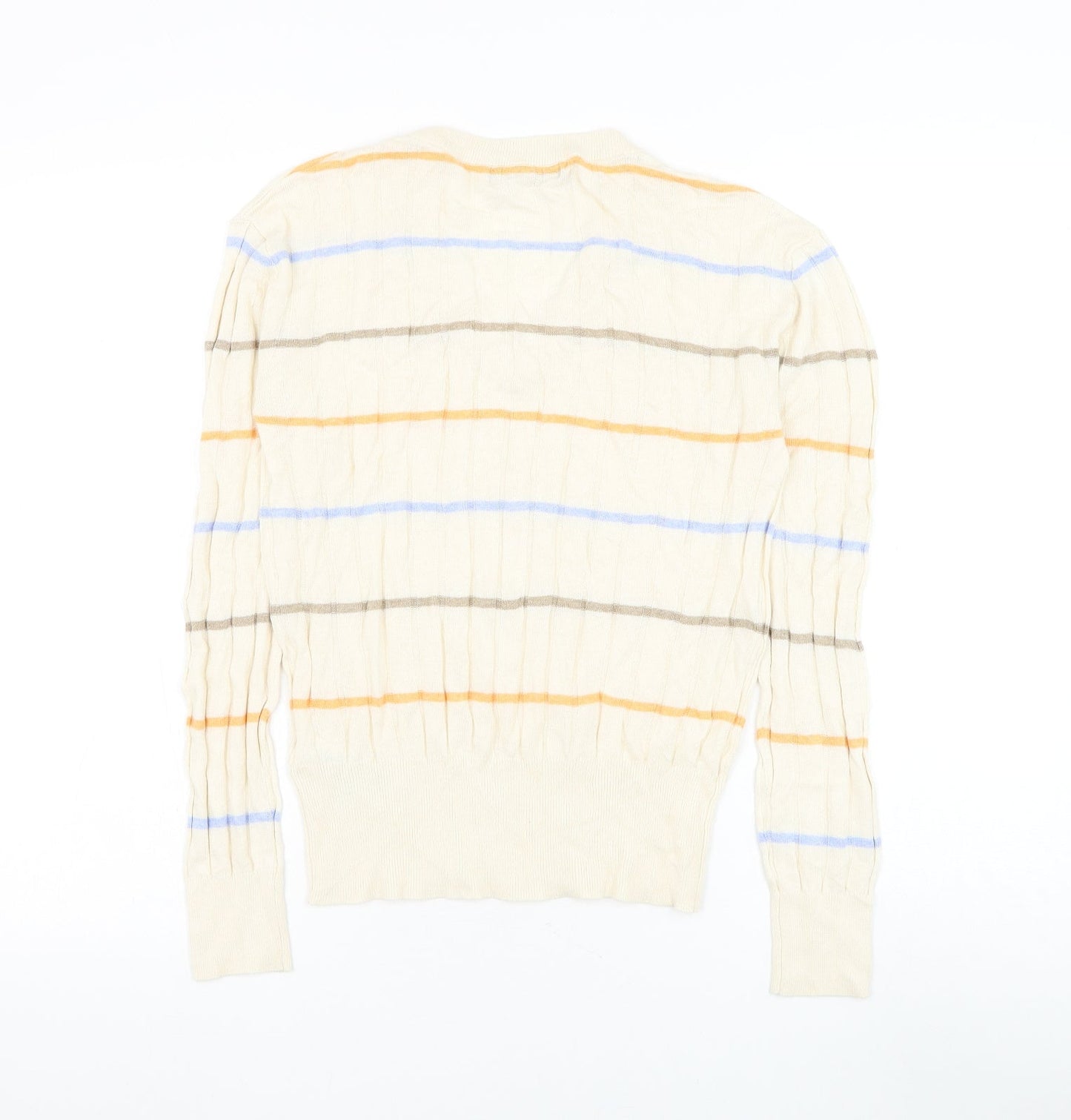 Womens UK Size S Marks and Spencer Beige Pullover Jumper