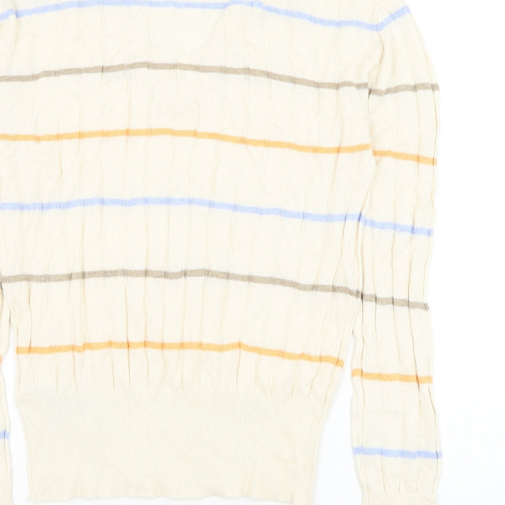 Womens UK Size S Marks and Spencer Beige Pullover Jumper