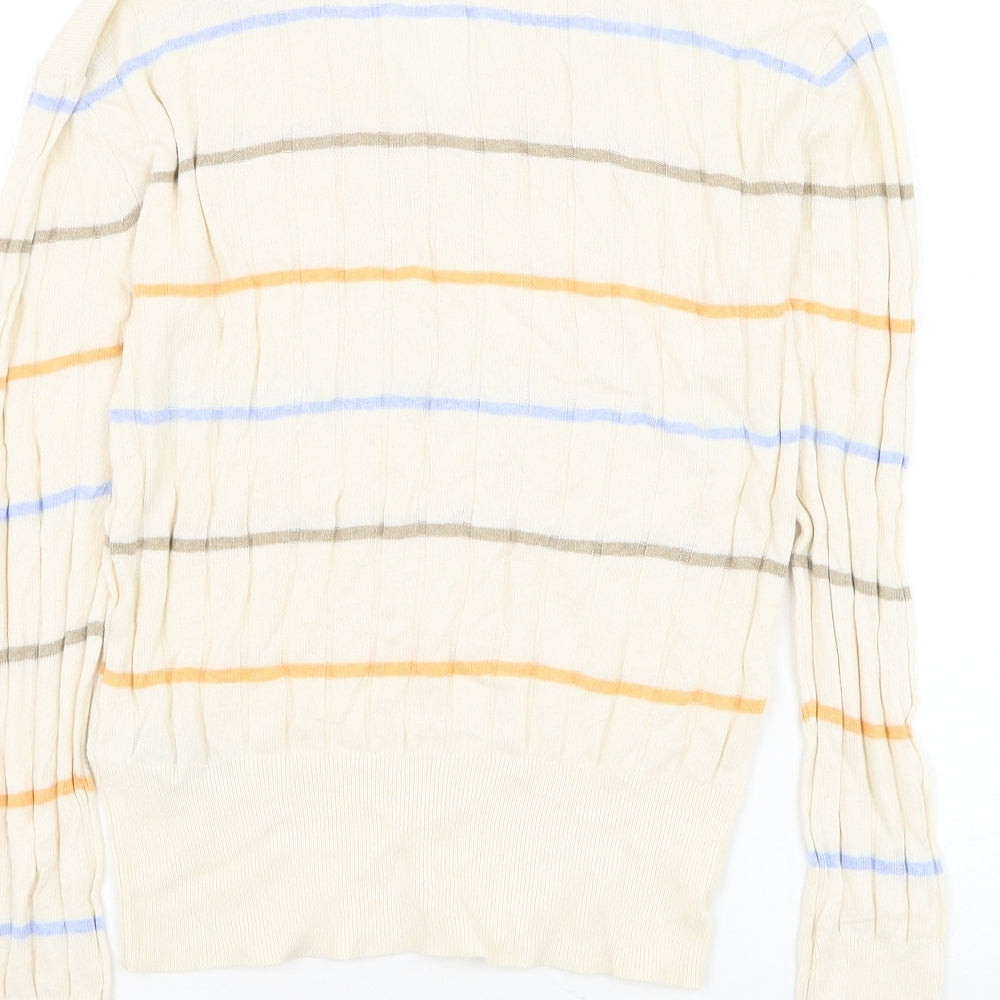 Womens UK Size S Marks and Spencer Beige Pullover Jumper