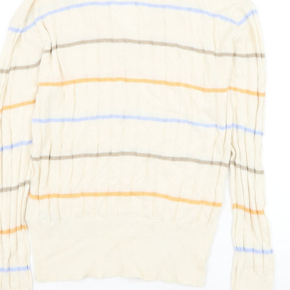 Womens UK Size S Marks and Spencer Beige Pullover Jumper
