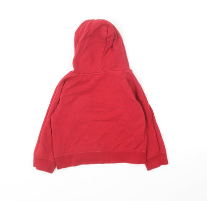 Dunnes Stores Boys Red Cotton Pullover Hoodie Size 2-3 Years Pullover - Trees Sanctuary Park