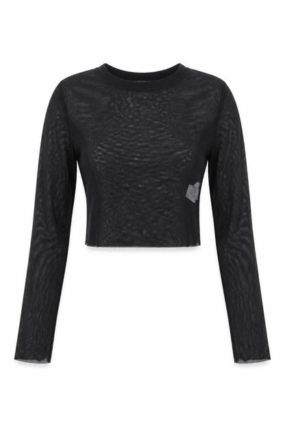 Womens UK Size 4 Missguided Black Basic T-Shirt