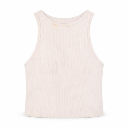 Womens UK Size XS Dunnes Stores Ivory Cropped Tank