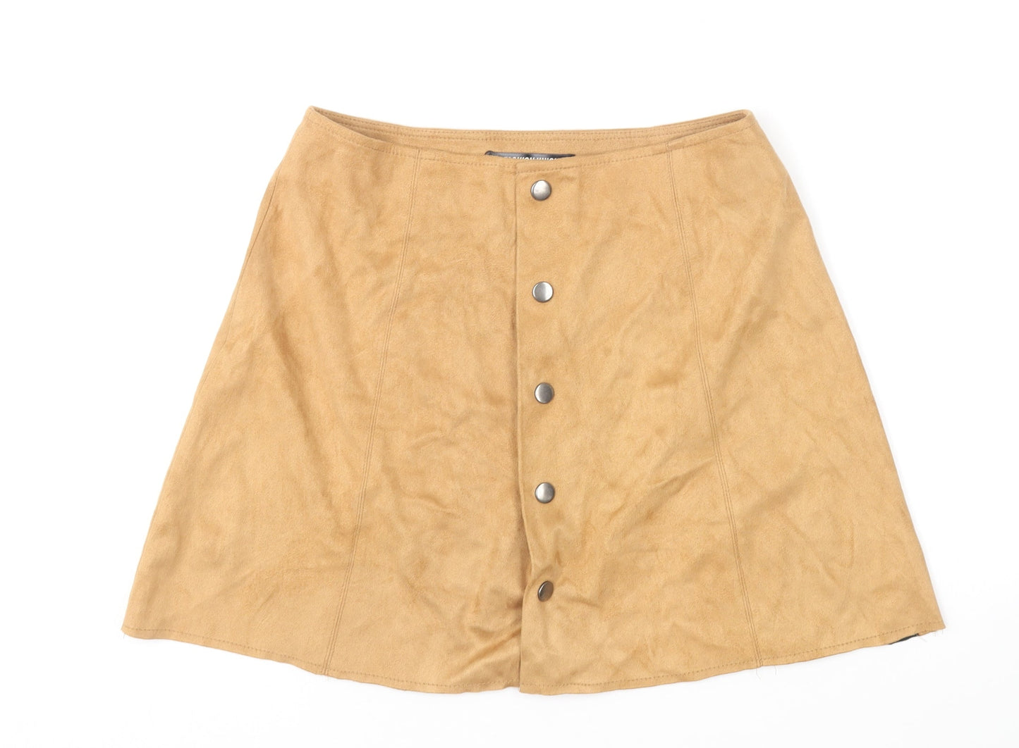 Womens UK Size 8 Fashion Union Mini Velvet Skirt