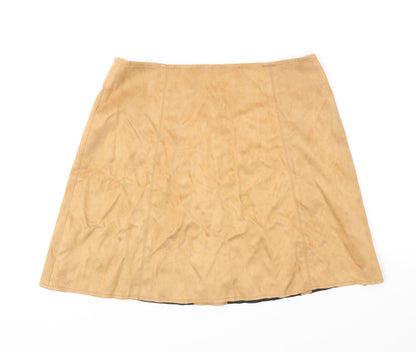 Womens UK Size 8 Fashion Union Mini Velvet Skirt