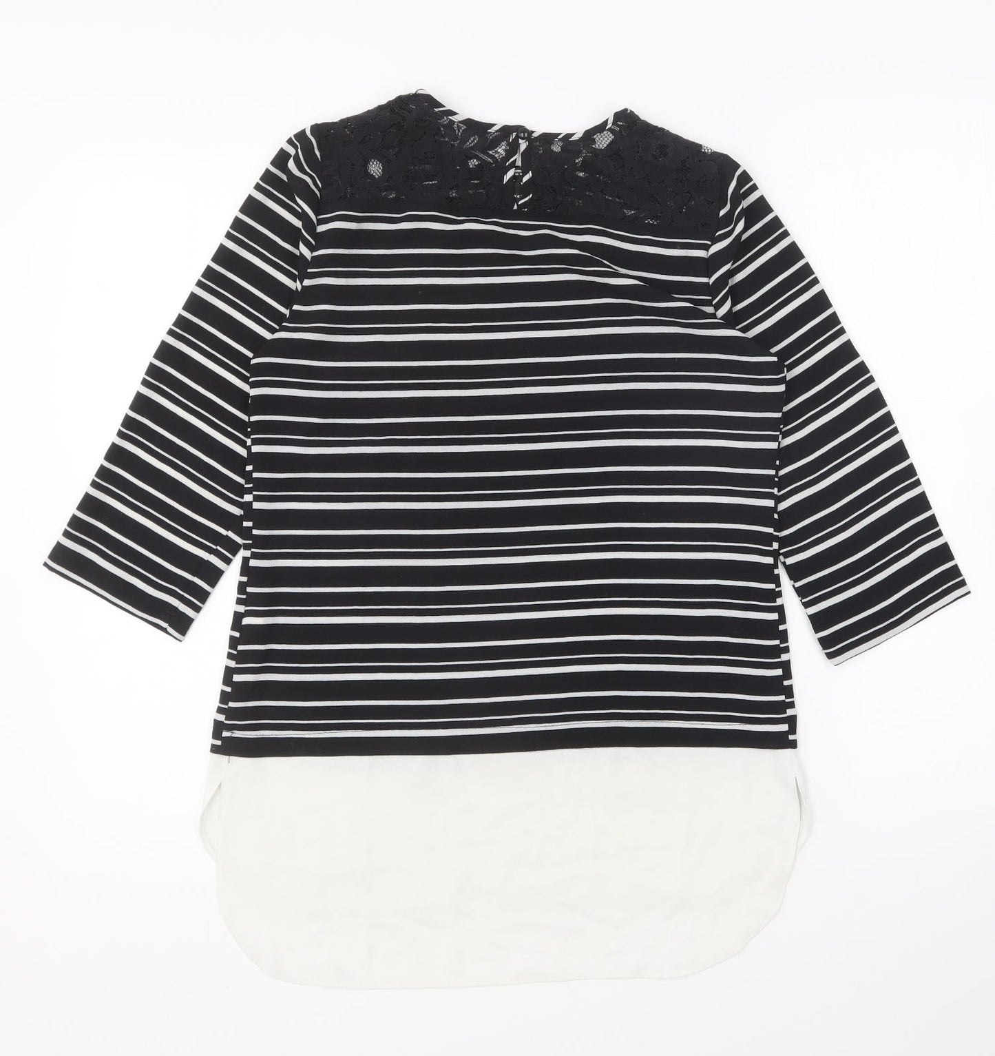 Womens UK Size 6 Atmosphere Black Basic Blouse