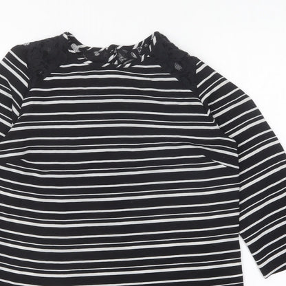 Womens UK Size 6 Atmosphere Black Basic Blouse
