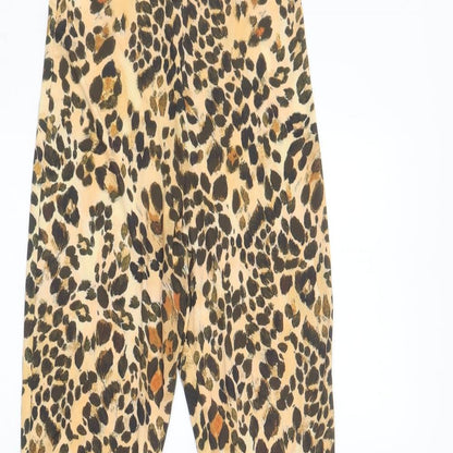 Womens UK Size 6 PRETTYLITTLETHING Regular Fit  Brown Trousers