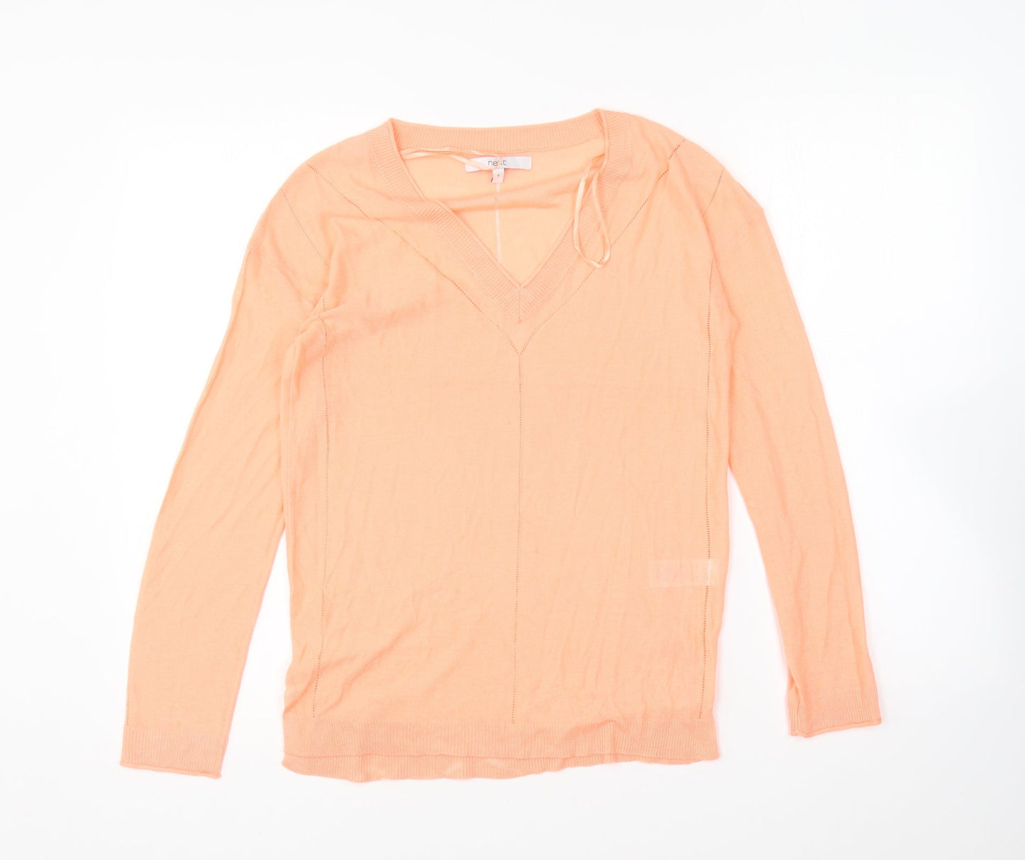 Womens UK Size 8 NEXT Orange Pullover Jumper