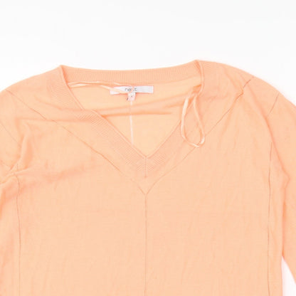 Womens UK Size 8 NEXT Orange Pullover Jumper