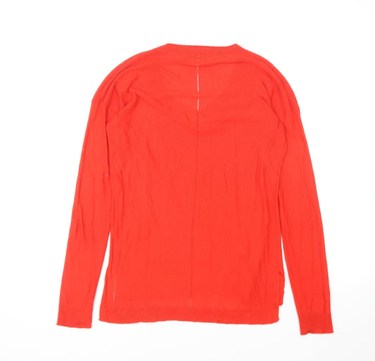 Womens UK Size 8 NEXT Red Pullover Jumper