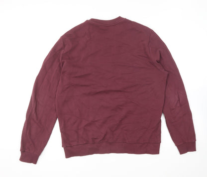 Mens UK Size M ASOS Purple Pullover Sweatshirt