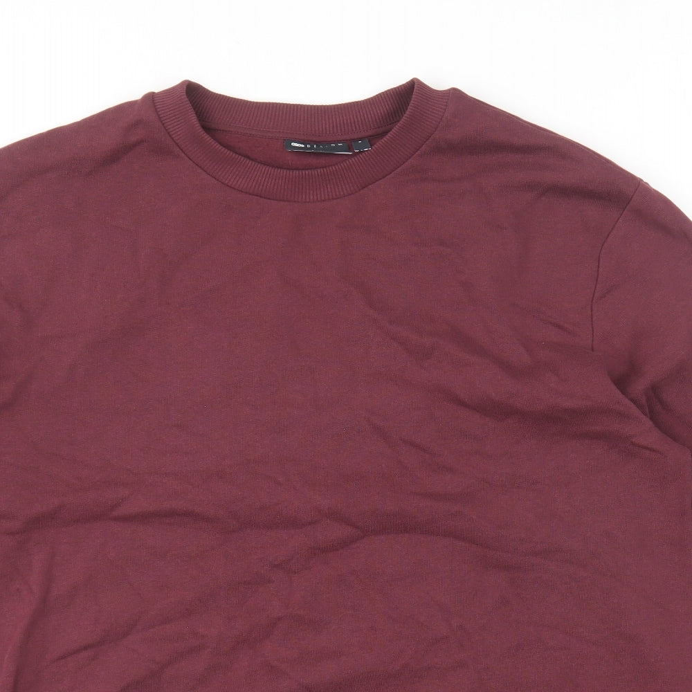 Mens UK Size M ASOS Purple Pullover Sweatshirt