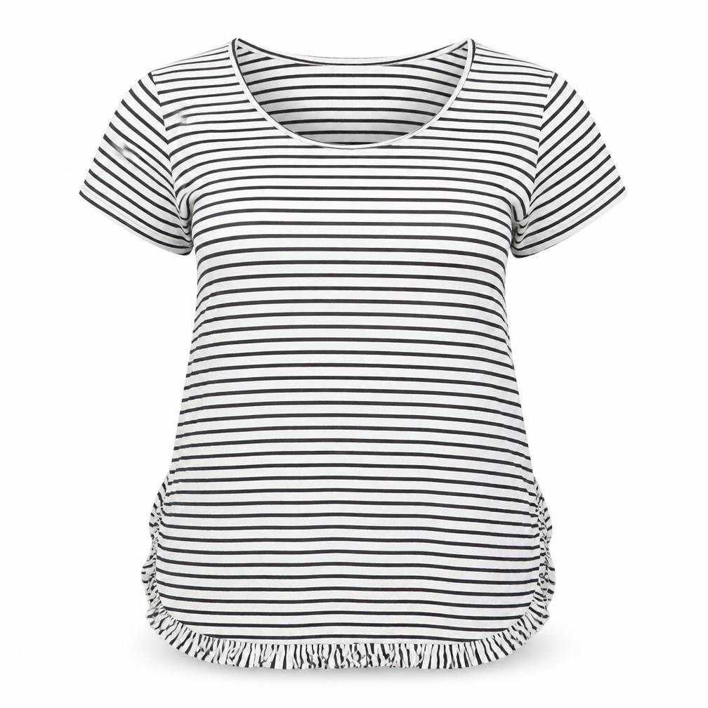 Womens UK Size 10 NEXT Black Basic T-Shirt