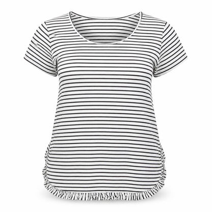 Womens UK Size 10 NEXT Black Basic T-Shirt