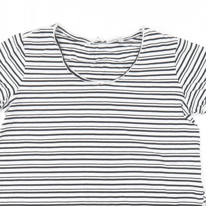 Womens UK Size 10 NEXT Black Basic T-Shirt