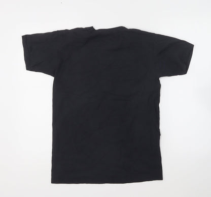 Daisy Street Womens Blue Cotton Basic T-Shirt Size 6 Round Neck