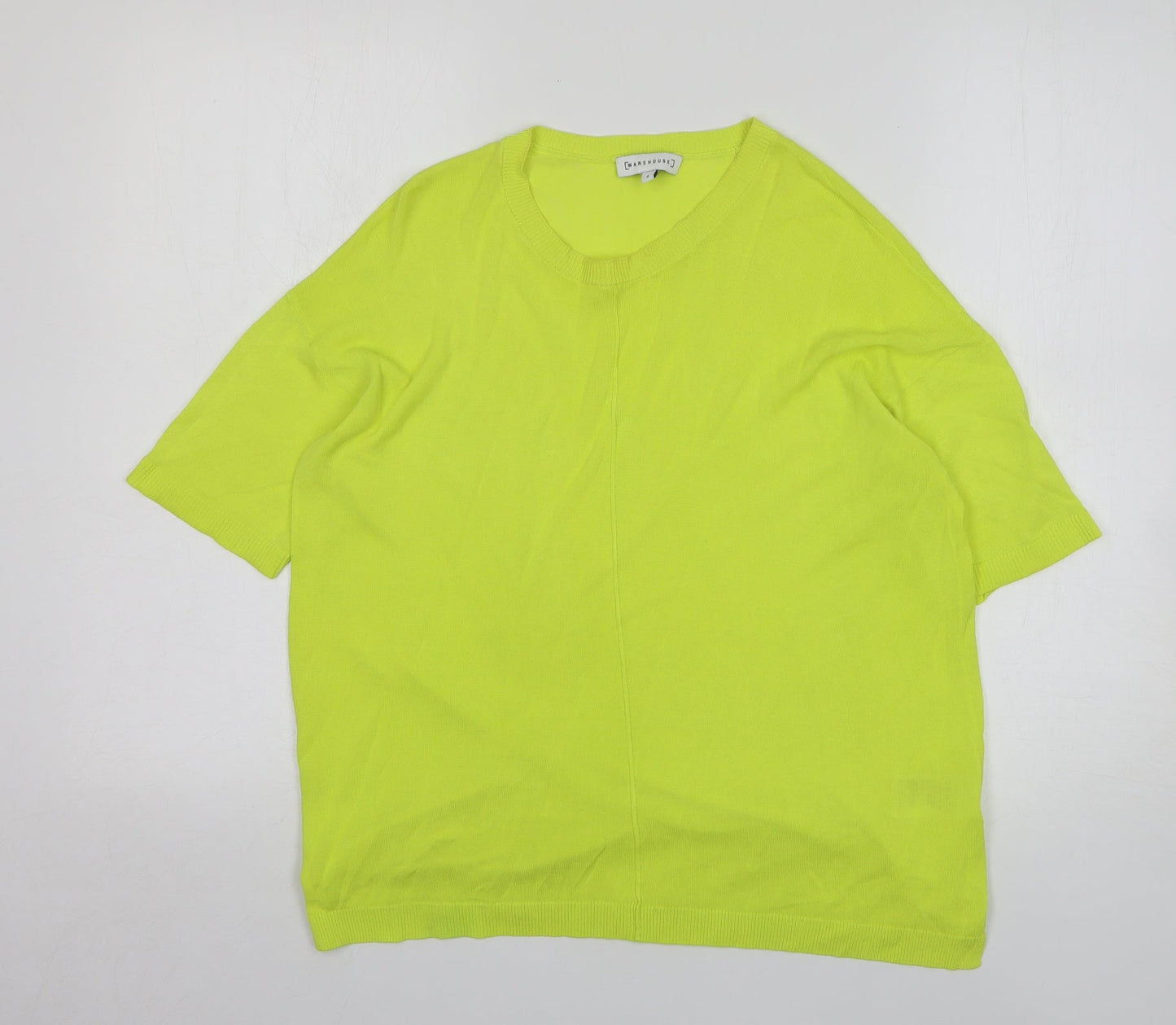 Womens UK Size S Warehouse Green Pullover Jumper