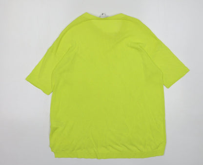 Womens UK Size S Warehouse Green Pullover Jumper
