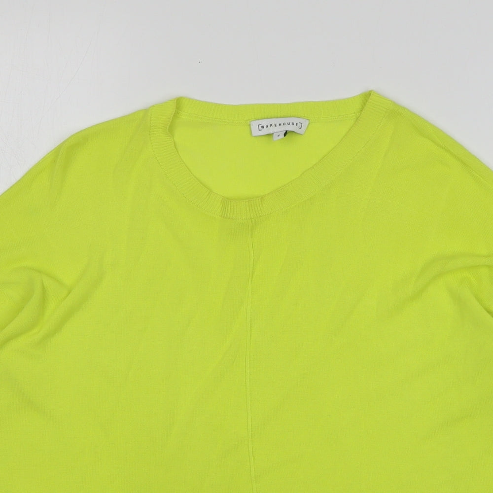 Womens UK Size S Warehouse Green Pullover Jumper