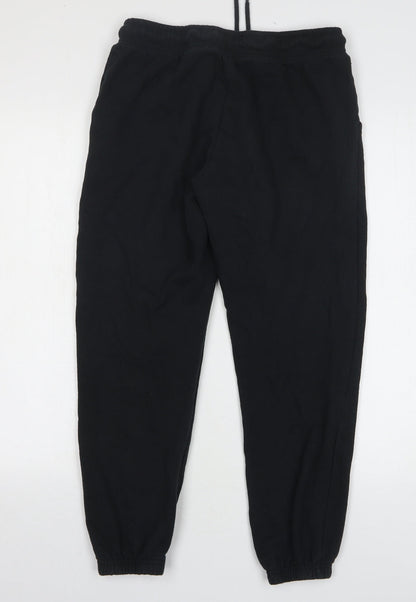 Womens UK Size S Dunnes Stores Regular Fit Sweatpants Black Trousers