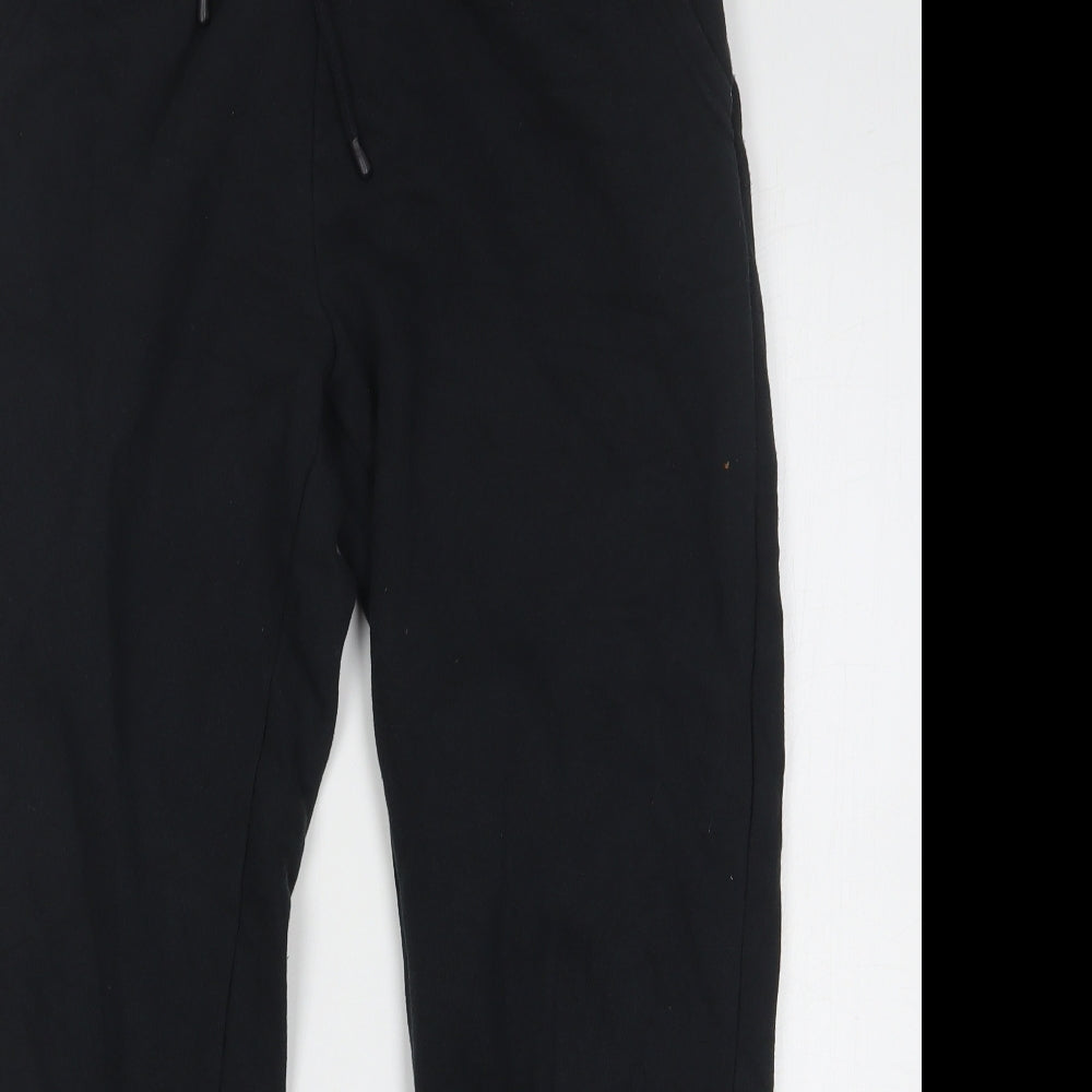 Womens UK Size S Dunnes Stores Regular Fit Sweatpants Black Trousers