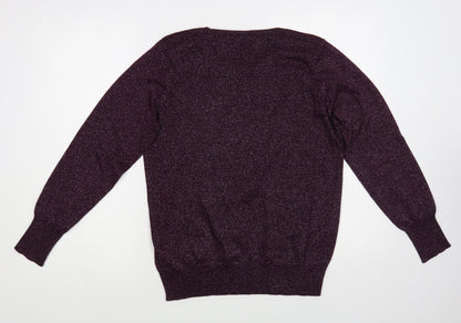 Womens UK Size L Dunnes Stores Purple Pullover Jumper