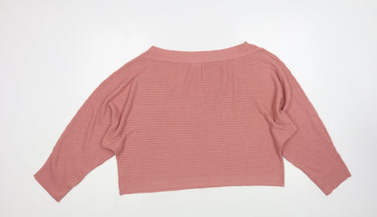 Womens UK Size 14 ASOS Pink Pullover Jumper