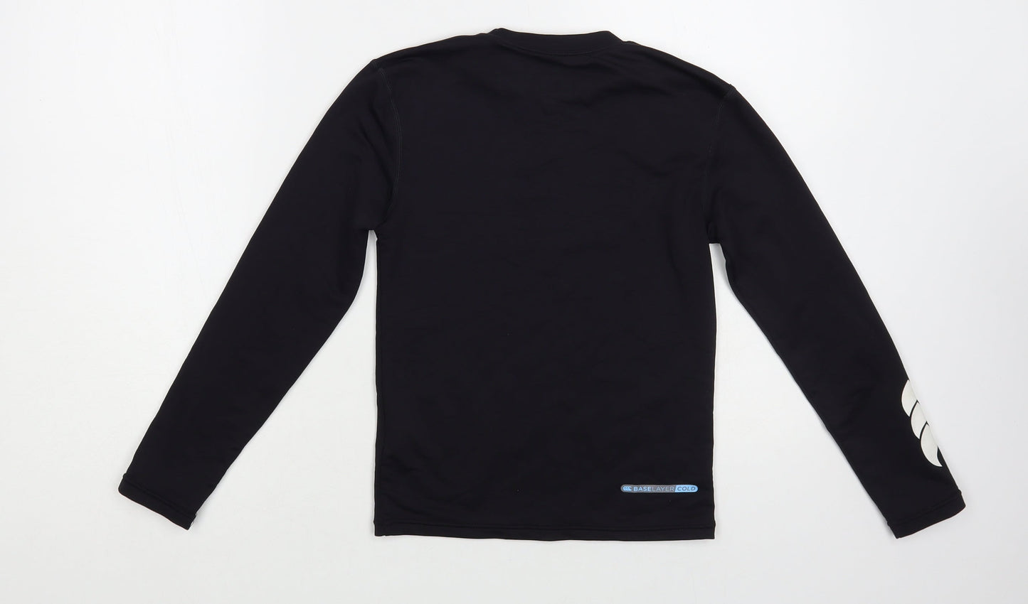 Canterbury Girls Black Polyester Pullover T-Shirt Size 7-8 Years Crew Neck Pullover