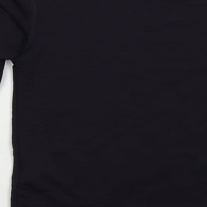 Canterbury Girls Black Polyester Pullover T-Shirt Size 7-8 Years Crew Neck Pullover