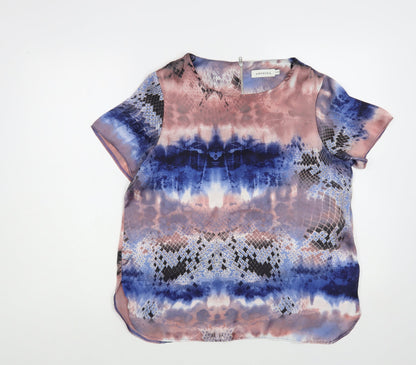 Womens UK Size 12 Amphora Multicoloured Basic Blouse