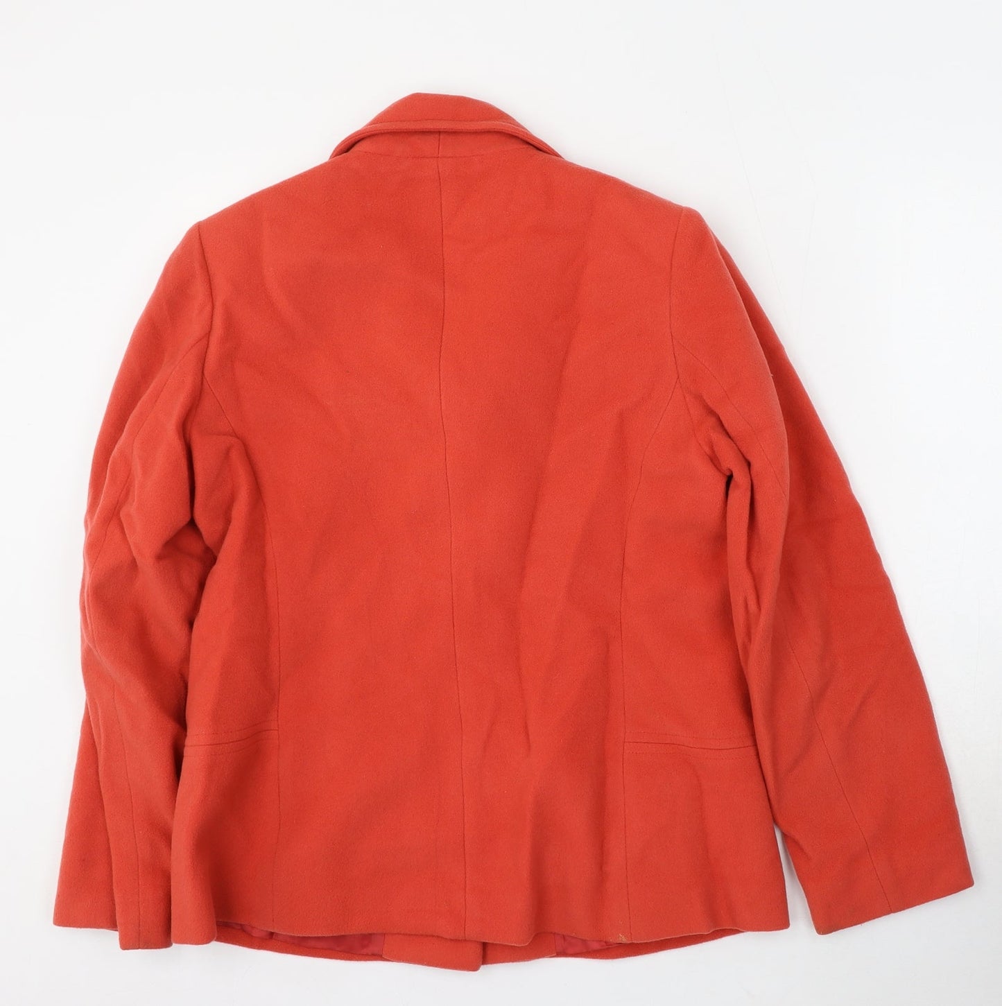 Casual Corner Womens Red Jacket Size 10 Button